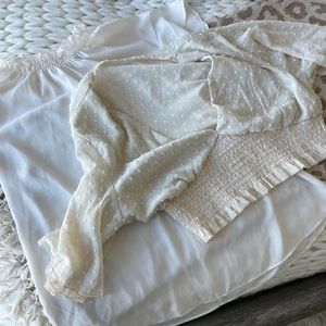 Cream Blouse Shirt Bundle